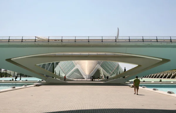 Деталь искусства с современной архитектурой в Валенсии — стоковое фото