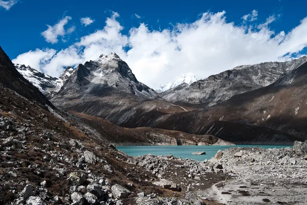 神圣湖附近戈焦在喜马拉雅山 — 图库照片