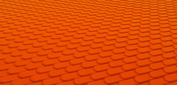 Orange Leather stitched background with scales texture — Stock Photo, Image