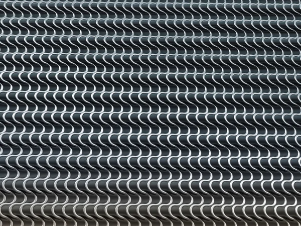 Balanças onduladas textura metálica ou fundo — Fotografia de Stock