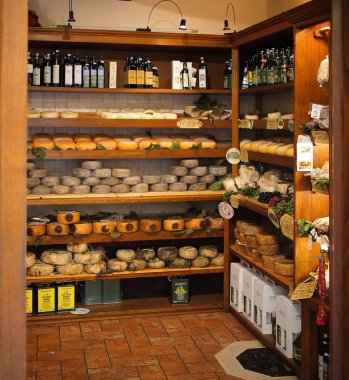 Typical Tuscan product store clipart