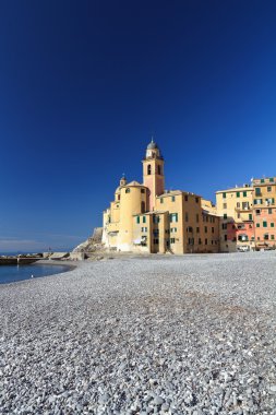 Kilise ve Camogli seaside