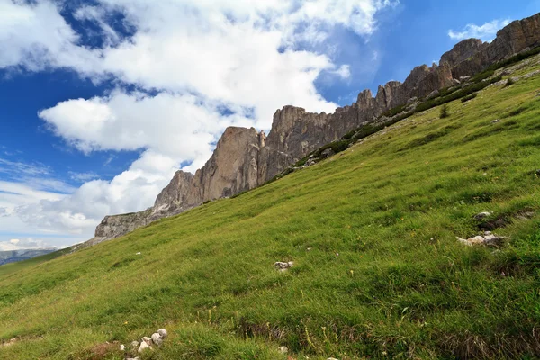 Montanha Catinaccio, Dolomitas Italianas — Fotografia de Stock