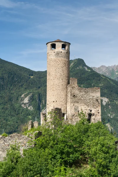 Chatelard slott, vertikala sammansättning — Stockfoto