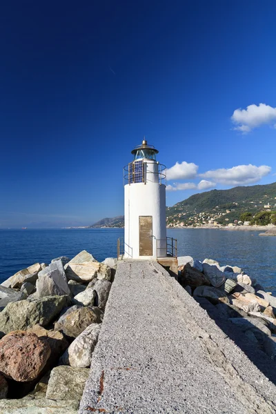 Lighthouse in Camogli — Stock Photo, Image