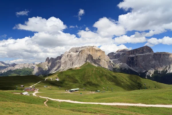 Grupo Sella, Dolomitas italianas — Foto de Stock