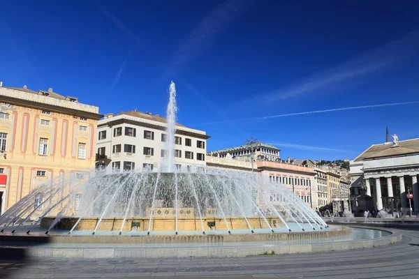 Piazza De Ferrari a Genova — Foto Stock