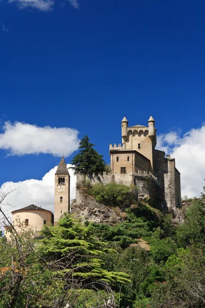 Schloss Saint Pierre, Italien — Stockfoto