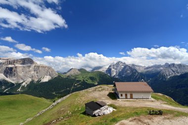 Dolomites landscape clipart