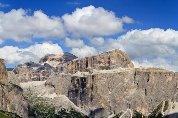 Saas Pordoi and Piz Boe' mount — Stock Photo, Image