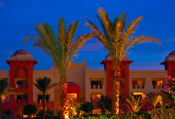 Hotel in Ägypten lizenzfreie Stockbilder
