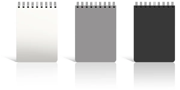 Caderno em branco espiral — Fotografia de Stock