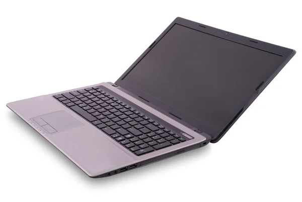 Laptop na biały — Zdjęcie stockowe