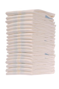 XXLarge Stack of diapers clipart