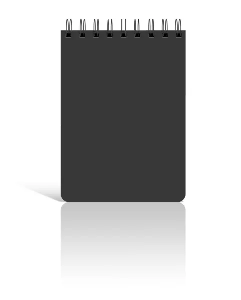 螺旋空白笔记本 — 图库照片