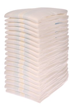 XXLarge Stack of diapers clipart