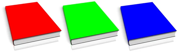 Šablona prázdné knihy RGB — Stock fotografie