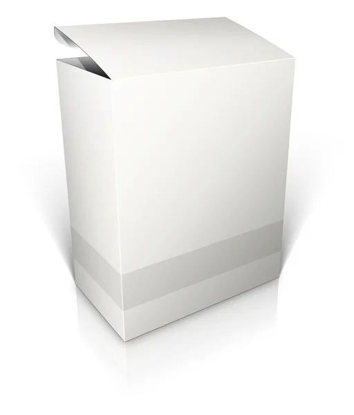 Caixa redonda. Caixa de software — Fotografia de Stock