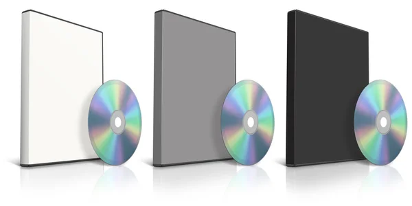DVD and DVD Case — Stock Photo, Image
