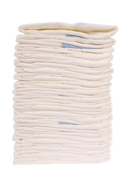 XXLarge Stack of diapers clipart