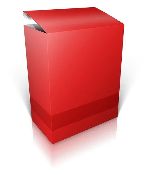 Kulaté krabice. softwarové krabice — Stock fotografie