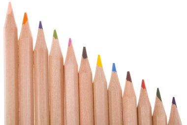 Colored pencils clipart