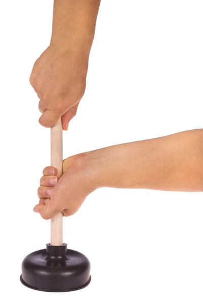 Hand-Haltebolzen mit Holzgriff — Stockfoto