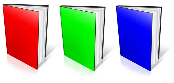 Modello di libro vuoto RGB — Foto Stock