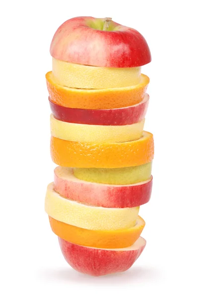 Frutas mixtas alegres —  Fotos de Stock