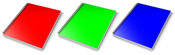 Spiral RGB binder. — Stock Photo, Image