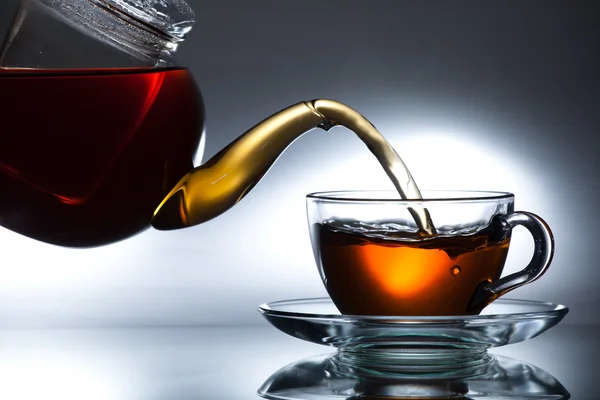 Çaydanlık ve bardak — Stok fotoğraf