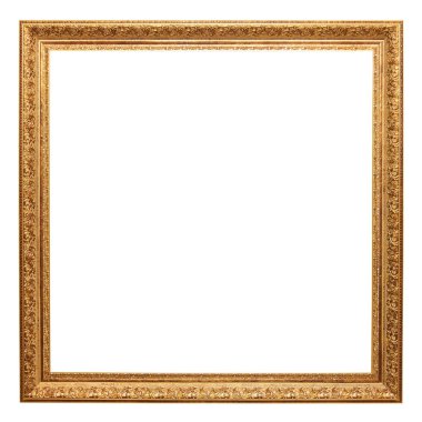 Gold picture frame clipart