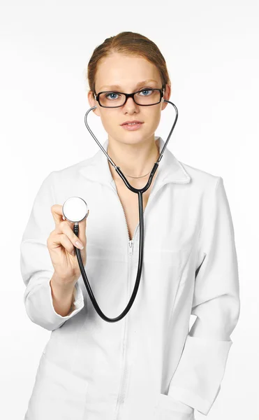 Bela jovem médico feminino — Fotografia de Stock