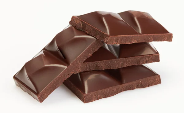 초콜릿 조각 — 스톡 사진
