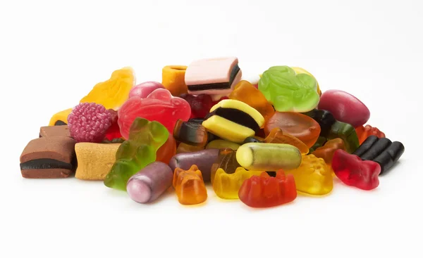 多彩糖果的分类 — 图库照片