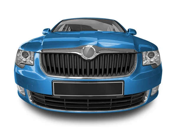 Синій автомобіль — стокове фото