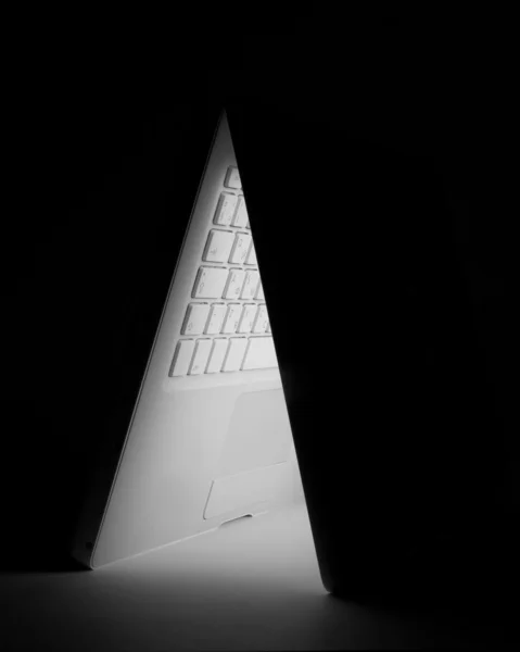Laptop branco — Fotografia de Stock