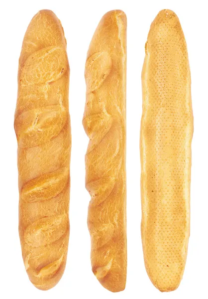 Длинный хлеб с трех сторон — стоковое фото
