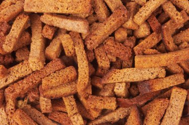 Many small salty dried rusks clipart