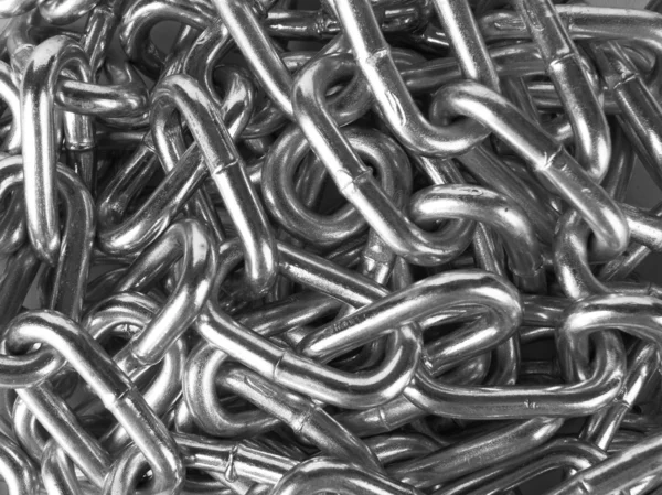 Tekstura metalicznej łańcuchem — Zdjęcie stockowe