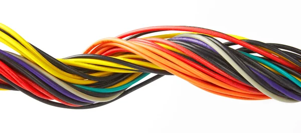 Wielobarwny kabel — Zdjęcie stockowe