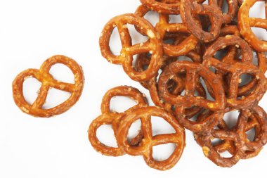 Salted pretzels clipart