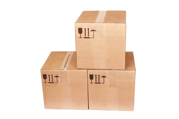 Carboard коробки — стокове фото