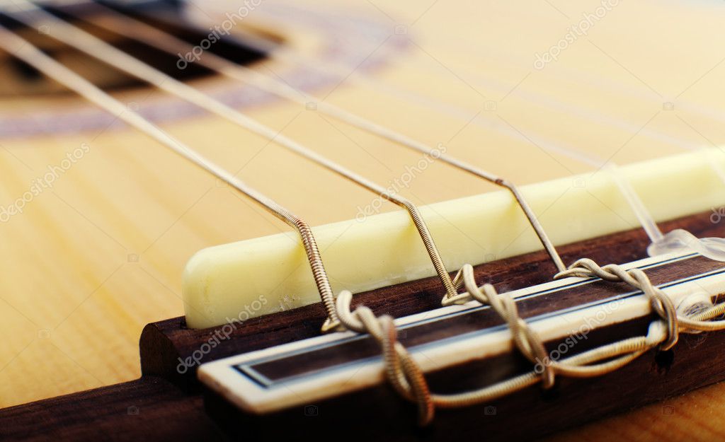 Фото гитары на белом фоне