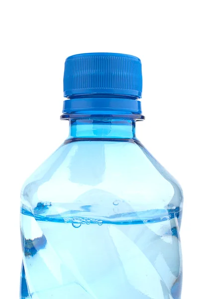 Parte della bottiglia di plastica — Foto Stock