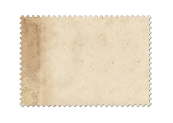 Blank post stamp scanned with high resolution. Saved with clippi — Stock Photo, Image