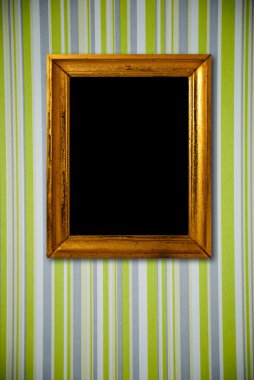 Altın Çerçeve çizgili duvar kağıdı arka plan