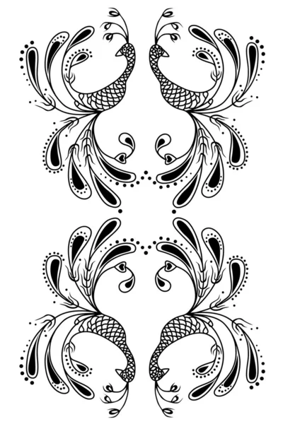 stock vector Peacock decoration