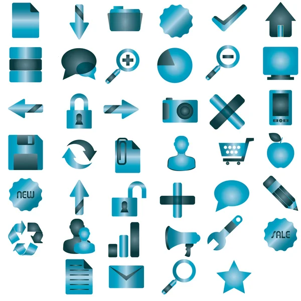 Collection d'icônes — Image vectorielle