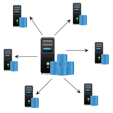 Servers clipart